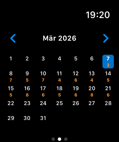 Apple Watch Kalender